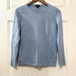 Talbots Women's Light Blue Pure Cashmere Sweater. Size Medium Petite.
